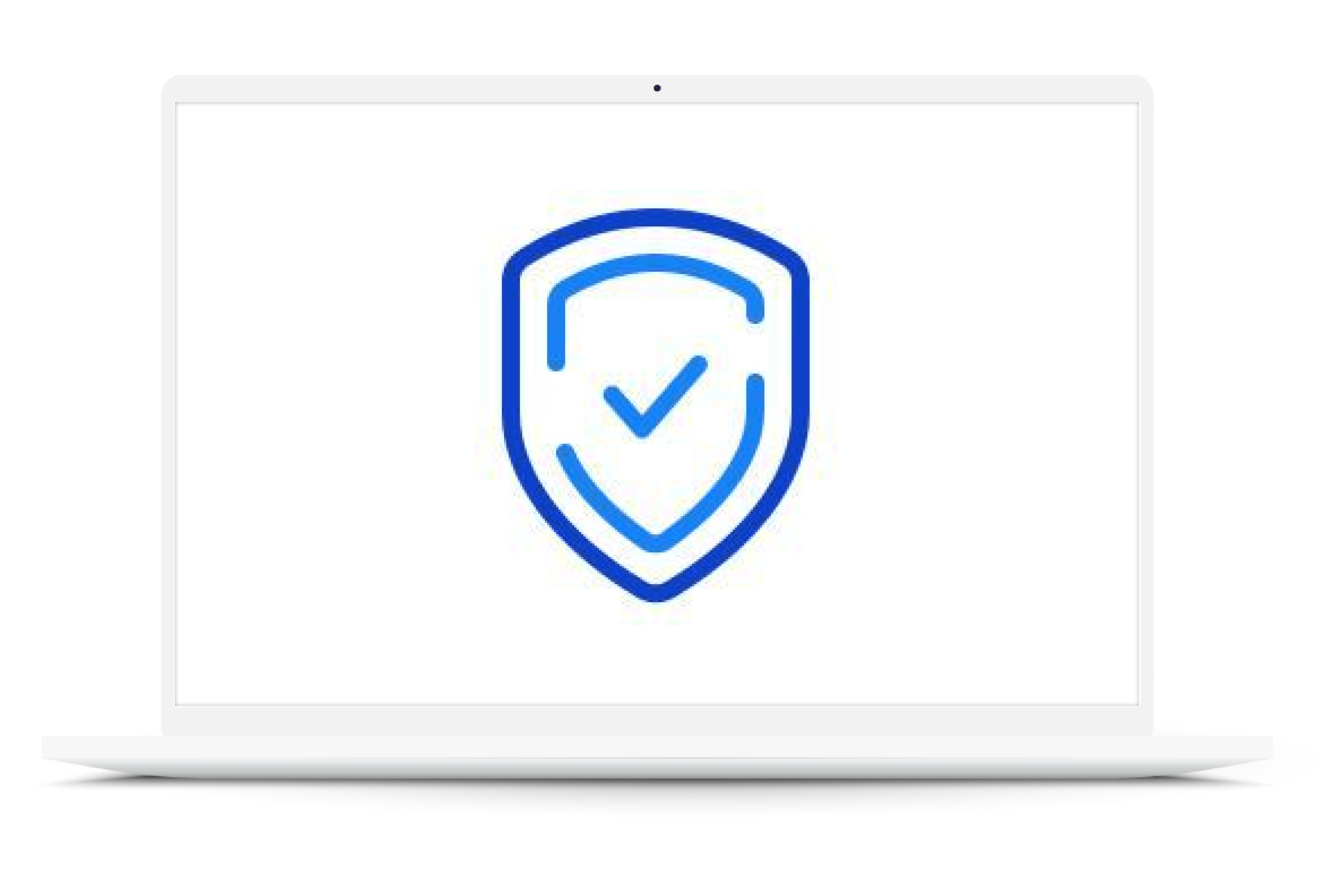 Un écran d’ordinateur portable affichant un organigramme sur la sécurité et la confidentialité des données.