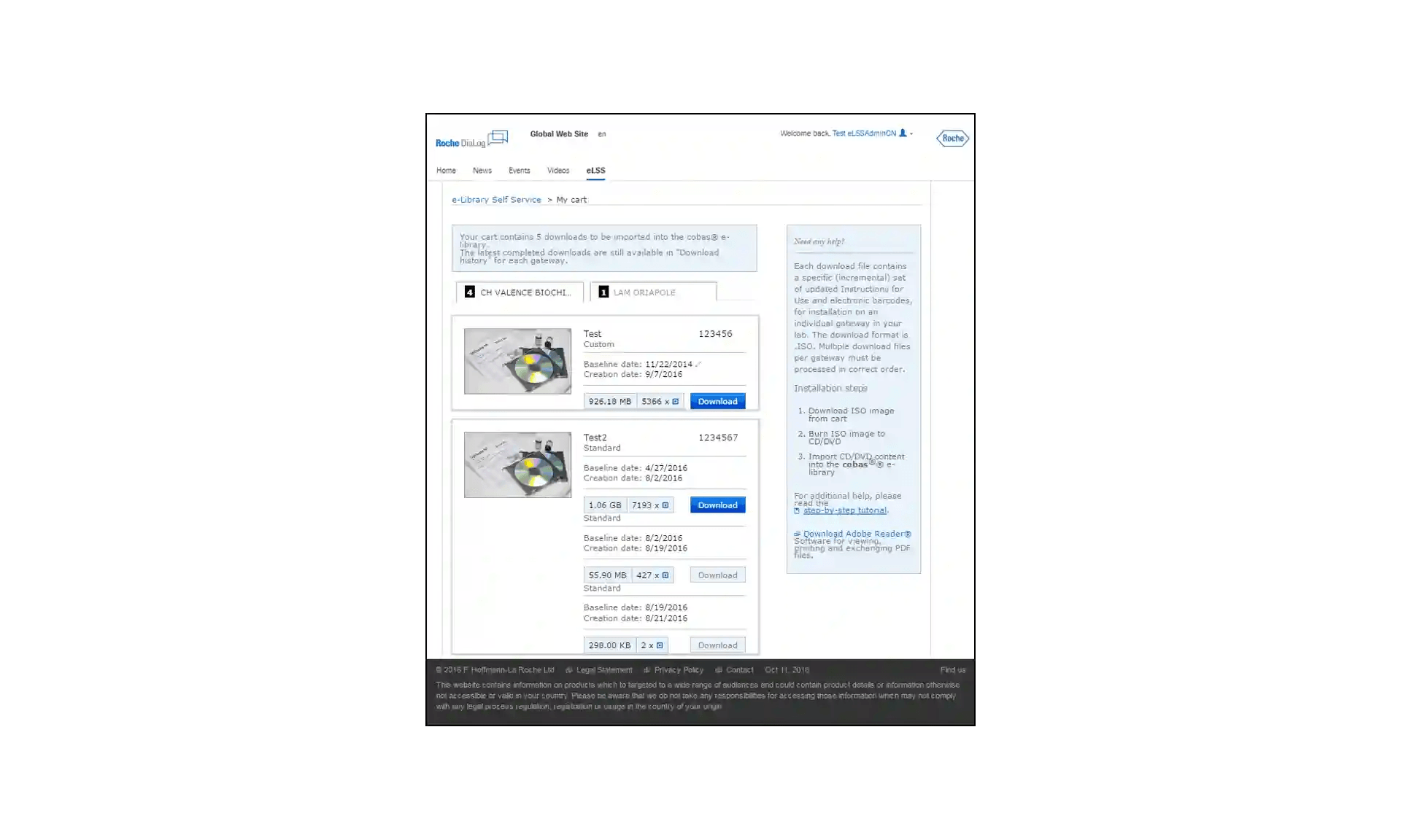 A screenshot of a software download interface displaying multiple downloadable files.