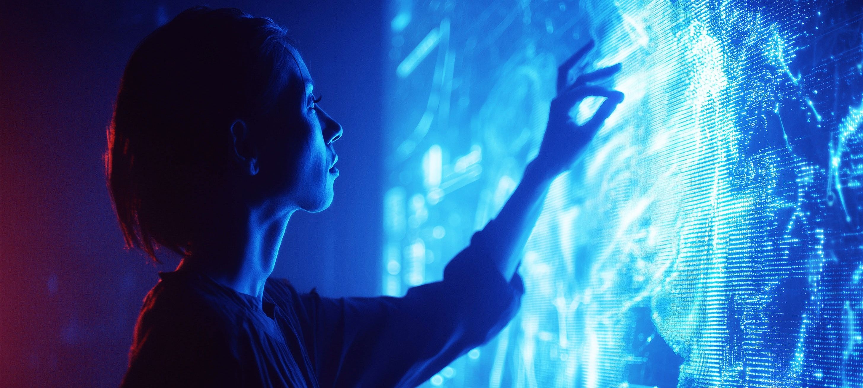 interactive-digital-interface-blue
