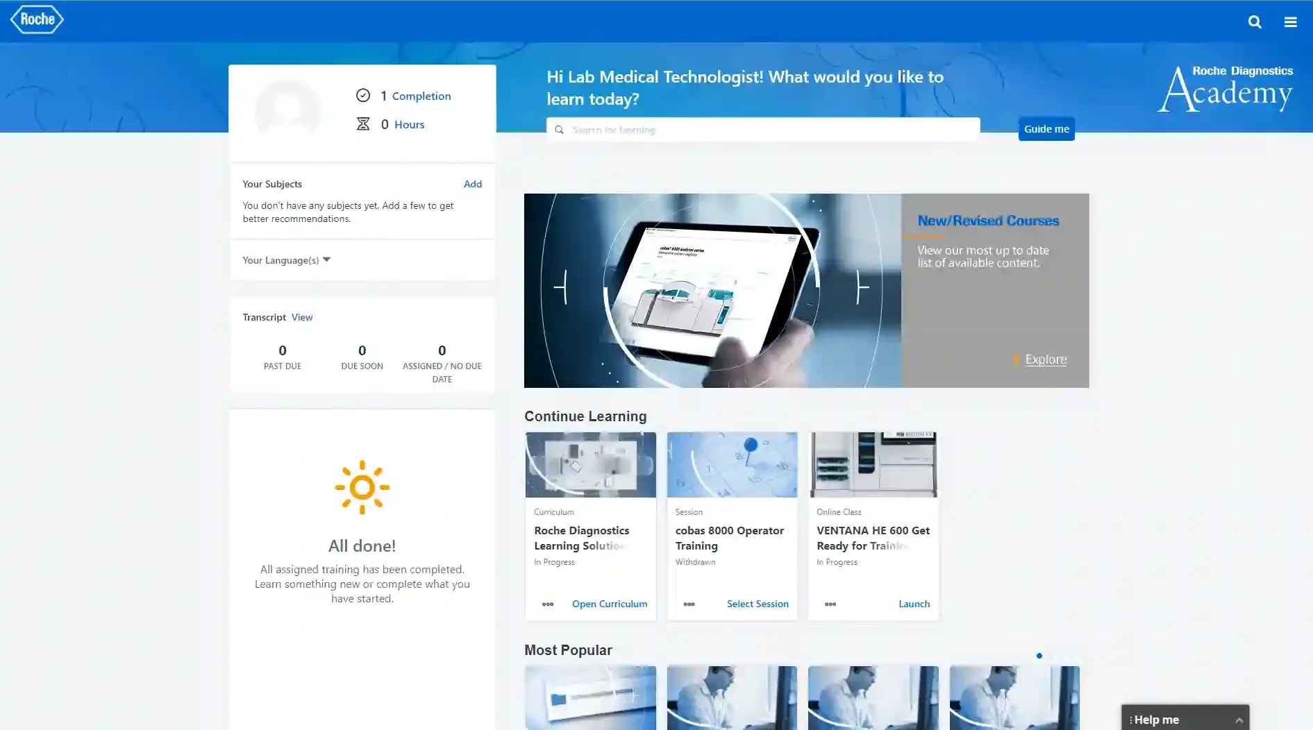 navify® digital solutions | E-services | Roche Diagnostics Academy