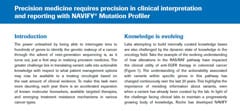 Partial image of white paper cover: Precision medicine requires precision in clinical interpretation and reporting with NAVIFY® Mutation Profiler